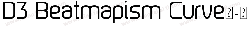 D3 Beatmapism Curve字字体转换